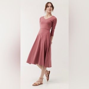 NWOT Marsala Fit & Flare Midi Party Dress